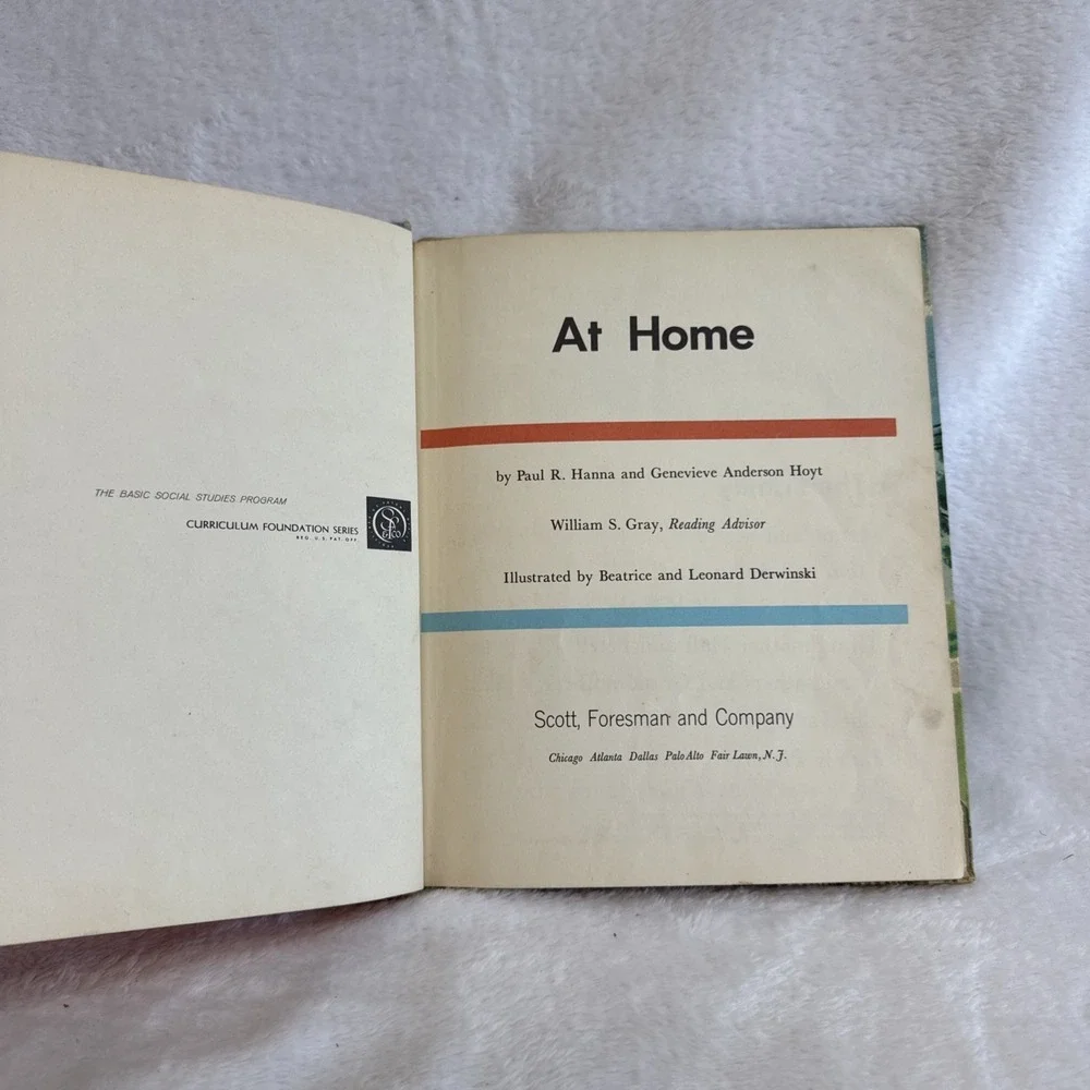 At Home‎ Book 3 1956 Grade 1 Scott Foresman Basic Social Studies